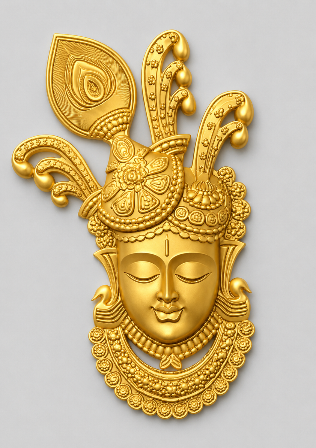 Shree Ji Face 3D Model (5 Inch)